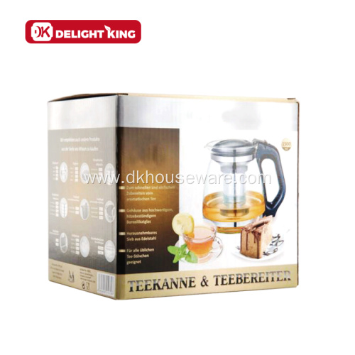 Glass Tea Pot Set Borosilicate Glass Kettle